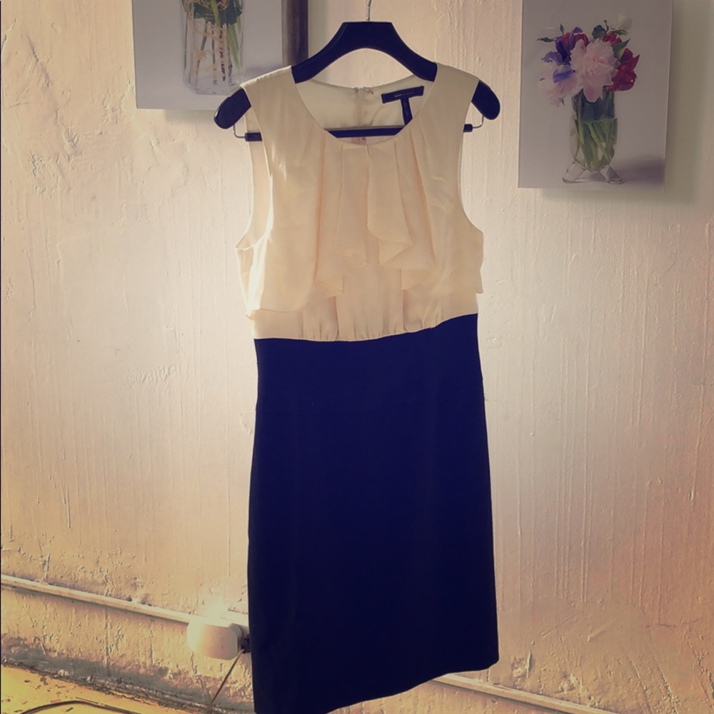 BCBG ruffled work dress size 8